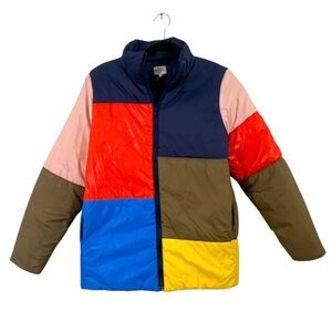 Kule Corkie Colorblock Jacket Coat Size Small Pre-Loved